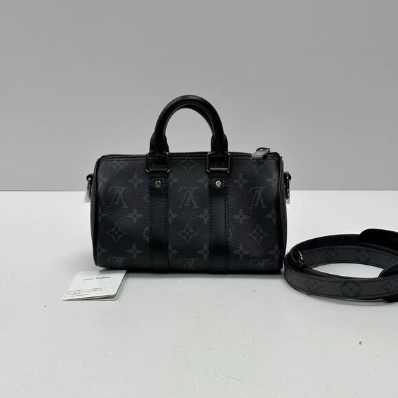 Louis Vuitton keepall xs black warrior handbag shoulder crossbody bag - Picture 1 of 5